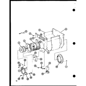 Part Location Diagram of C6130702 Whirlpool Drive Motor