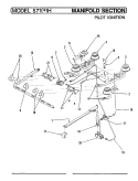 MANIFOLD (571xH) Diagram and Parts List for 571WH  Admiral Range