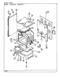 BODY Diagram and Parts List for A3510PRW  Admiral Range