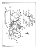 BODY Diagram and Parts List for A3637XRW  Admiral Range