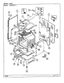 BODY Diagram and Parts List for A3878XRW  Admiral Range