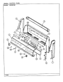 Part Location Diagram of 3801F310-45 Whirlpool BRACKET