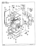 BODY (A3878XRB) Diagram and Parts List for A3878XRB  Admiral Range