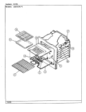 OVEN Diagram and Parts List for A3875XRW  Admiral Range