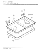 Part Location Diagram of 7106P001-60 Whirlpool HINGE, TOP