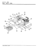 OVEN Diagram and Parts List for 958WJ-ZW  Admiral Range