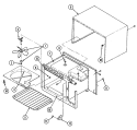 BASE Diagram and Parts List for A9495XRB  Admiral Microwave Oven Combo