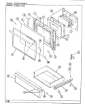 DOOR / DRAWER Diagram and Parts List for S1088J-TKZW  Admiral Range