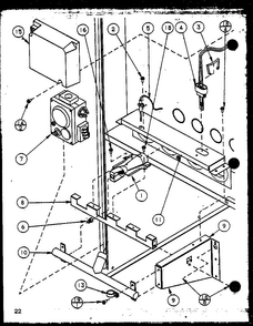 Section 9 Diagram and Parts List for GHI115A35CV P6983142F Amana Heater