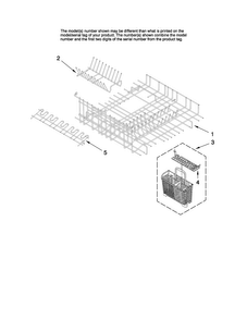 Part Location Diagram of W10056323 Whirlpool BASKT-WARE