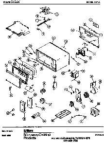 Microwave Parts Diagram and Parts List for 1131A  Amana Microwave