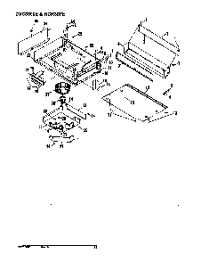 Cvc3000e & Hcr307e Diagram and Parts List for RST399UL-P1132621NL  Caloric Range