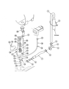 Hoses/pump Diagram and Parts List for SWF261WH  Speed Queen Washer