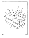 BODY Diagram and Parts List for A8321PW  Admiral Cooktop