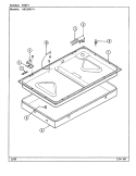 BODY Diagram and Parts List for A8720PW  Admiral Cooktop