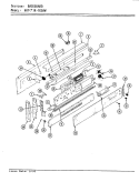 CONTROL PANEL Diagram and Parts List for 687AK-TKSAW  Admiral Range