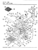 BODY Diagram and Parts List for 687AK-TKSAW  Admiral Range