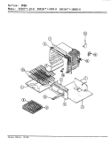 OVEN Diagram and Parts List for SA31HW-10XS-R  Admiral Range