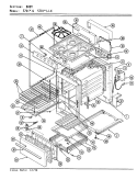 BODY Diagram and Parts List for 570WJ-K  Admiral Range