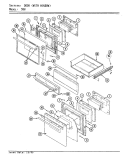 Part Location Diagram of 5715A003-71K Whirlpool NLA PANEL, STORAGE, DOOR