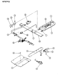 CONTROL SYSTEM Diagram and Parts List for 673AJ-KV  Admiral Range