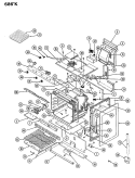 BODY Diagram and Parts List for 686WK-EKSVW  Admiral Range
