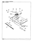 INTERNAL CONTROLS Diagram and Parts List for 667AK-TSVW  Admiral Range