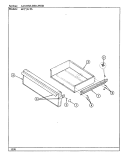DRAWER Diagram and Parts List for 667AK-TSVW  Admiral Range