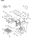 BODY Diagram and Parts List for 676AK-KSVW  Admiral Range