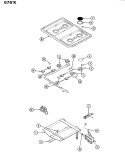 CONTROL SYSTEM Diagram and Parts List for 676AK-KSVW  Admiral Range