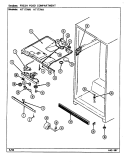 FRESH FOOD COMPARTMENT Diagram and Parts List for NT177MA  Norge Refrigerator