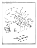OPTIONAL ICE MAKER KIT Diagram and Parts List for NS208MA DR07A Magic Chef Refrigerator