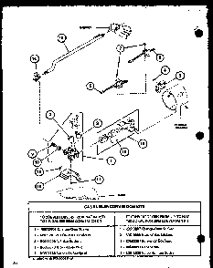 Section 2 Diagram and Parts List for LE3902W P1122603WW Amana Dryer