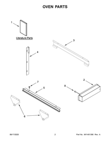 Oven Parts Diagram and Parts List for JMC2427IM03  Maytag Washer