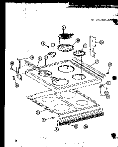 Section 3 Diagram and Parts List for RCC-6-P85318-1S  Amana Microwave
