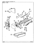 OPTIONAL ICE MAKER KIT Diagram and Parts List for NT194M DC61A Admiral Refrigerator