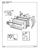 FREEZER DOOR Diagram and Parts List for NT194MW  Norge Refrigerator