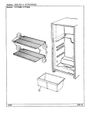 SHELVES & ACCESSORIES Diagram and Parts List for NT153MW DC01A Maytag Refrigerator