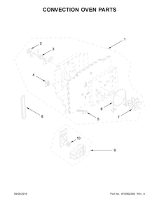Part Location Diagram of W10872684 Whirlpool PULLEY