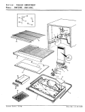 FREEZER COMPARTMENT Diagram and Parts List for CNNT198KLA AF52A Admiral Refrigerator