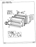 FREEZER DOOR Diagram and Parts List for NT198MA DE58A Norge Refrigerator