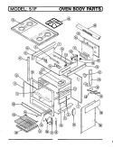 Part Location Diagram of 7111P004-60 Whirlpool CLAMP, WIRE