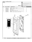 CONTROL SYSTEM Diagram and Parts List for MN46G-14T  Norge Microwave