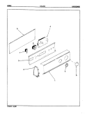 Part Location Diagram of 53-1284 Whirlpool CONTROL PANEL