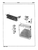 HEATER (REV. A - D) Diagram and Parts List for DEL203W  Norge Dryer