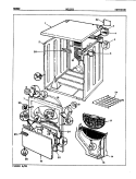 EXTERIOR (REV. E - G) Diagram and Parts List for DGL203W  Norge Dryer