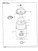 TUB Diagram and Parts List for LWM204HC  Amana Washer