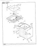 EXTERIOR (REV. K - P) Diagram and Parts List for LWL203W  Amana Washer