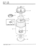TUB (REV. A - D) Diagram and Parts List for LWL203H  Amana Washer
