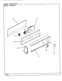Part Location Diagram of 53-1876 Maytag CONTROL PANEL